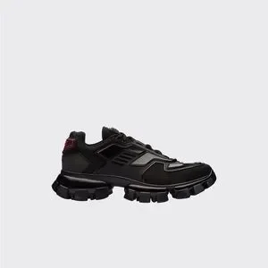 スニーカー PRADA FW25 Prada Sneakers (2EE364FD002 D7R F063H) White/crystal Downtown Leather Sneakers | PRADA